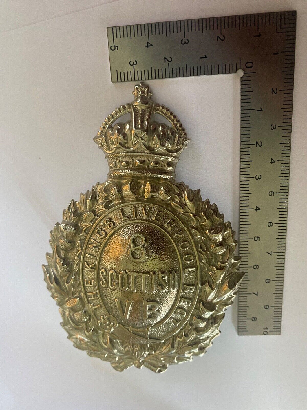 Reproduction 8th Scottish Volunteer Battalion Large Cap Badge