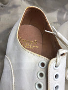Genuine British Army Women's White Summer Shoes - WW2 Pattern - Size UK 6M - The Militaria Shop