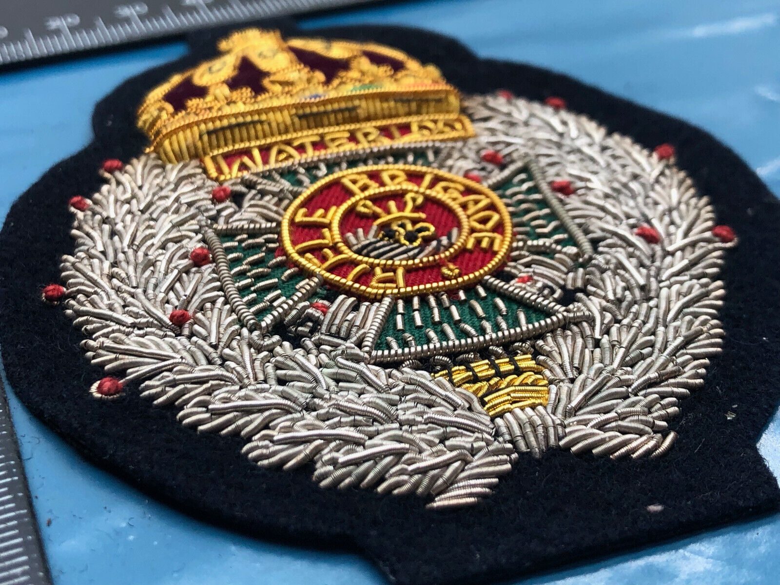 British Army Bullion Embroidered Blazer Badge - Rifle Brigade - The Militaria Shop