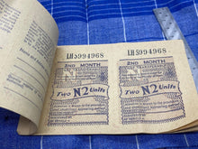 Charger l&#39;image dans la galerie, Original British Army / Wartime Drivers Petrol Ration Coupons Book - Complete
