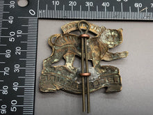 Load image into Gallery viewer, Original British Army WW2 Cap Badge - Leicestershire Regiment
