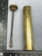 Original WW1 British Army SMLE Enfield Brass Oil Bottle - H.J&S - The Militaria Shop