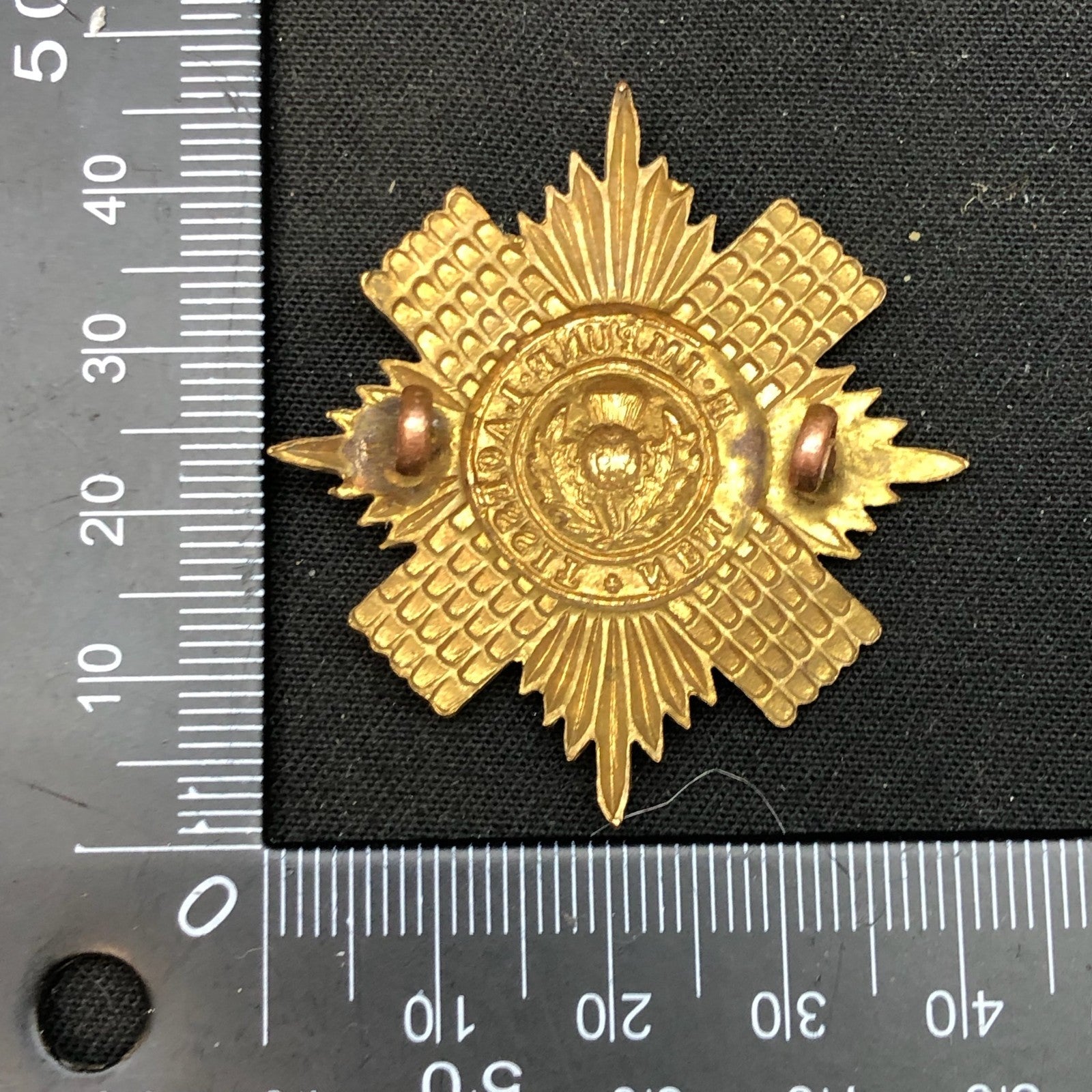 Original WW2 British Army Cap Badge - Scots Guards - The Militaria Shop