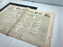 Lade das Bild in den Galerie-Viewer, Original WW2 British Newspaper Channel Islands Occupation Jersey - March 1945
