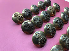 Load image into Gallery viewer, Group of Original WW1 Shropshire Regiment British Army Uniform Buttons
