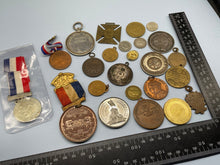 Load image into Gallery viewer, Original Group of British Medals, Medalions, Coins &amp; Badges - The Militaria Shop
