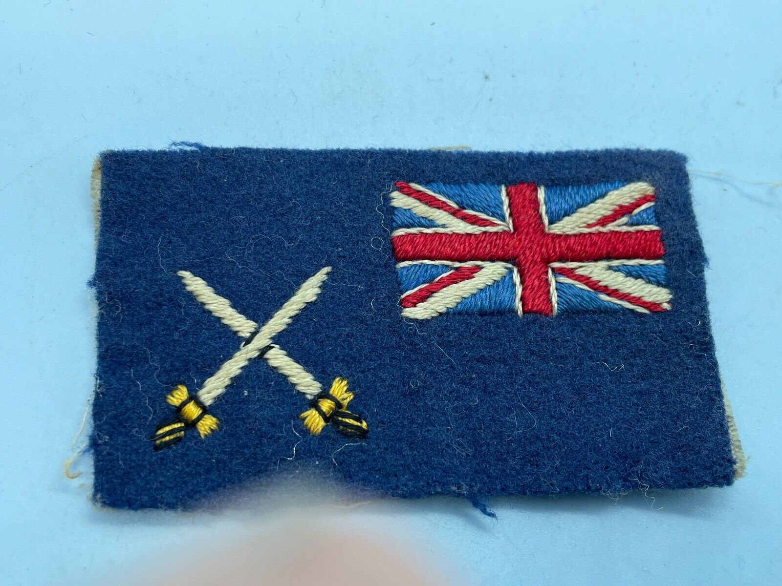 Original British Fleet Army Service Corps Shoulder Badge - The Militaria Shop