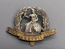 Load image into Gallery viewer, Original WW1 British Army Cap Badge - The Norfolk Regiment
