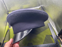Charger l&#39;image dans la galerie, Original British Army / Prison Officer&#39;s / Police Peaked Cap - Size 56cm - The Militaria Shop
