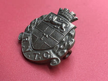 Load image into Gallery viewer, Original WW1 British Army Rochester Volunteer Training Corps Cap Badge
