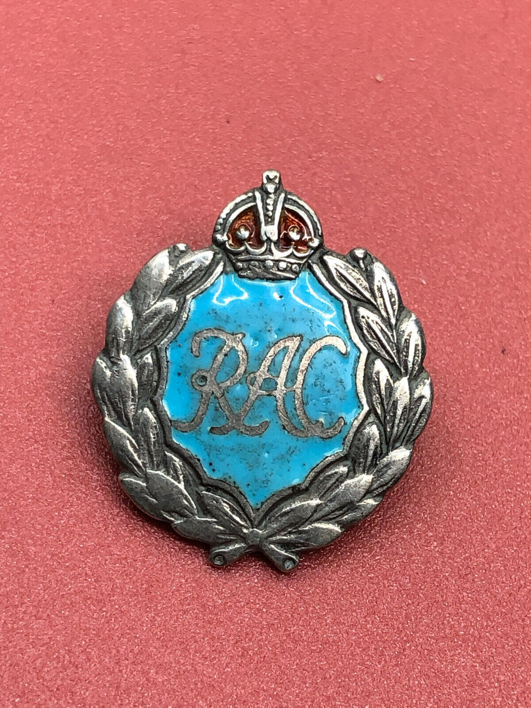 Original WW1 British Army Royal Armoured Corps Sterling Silver Sweetheart Brooch