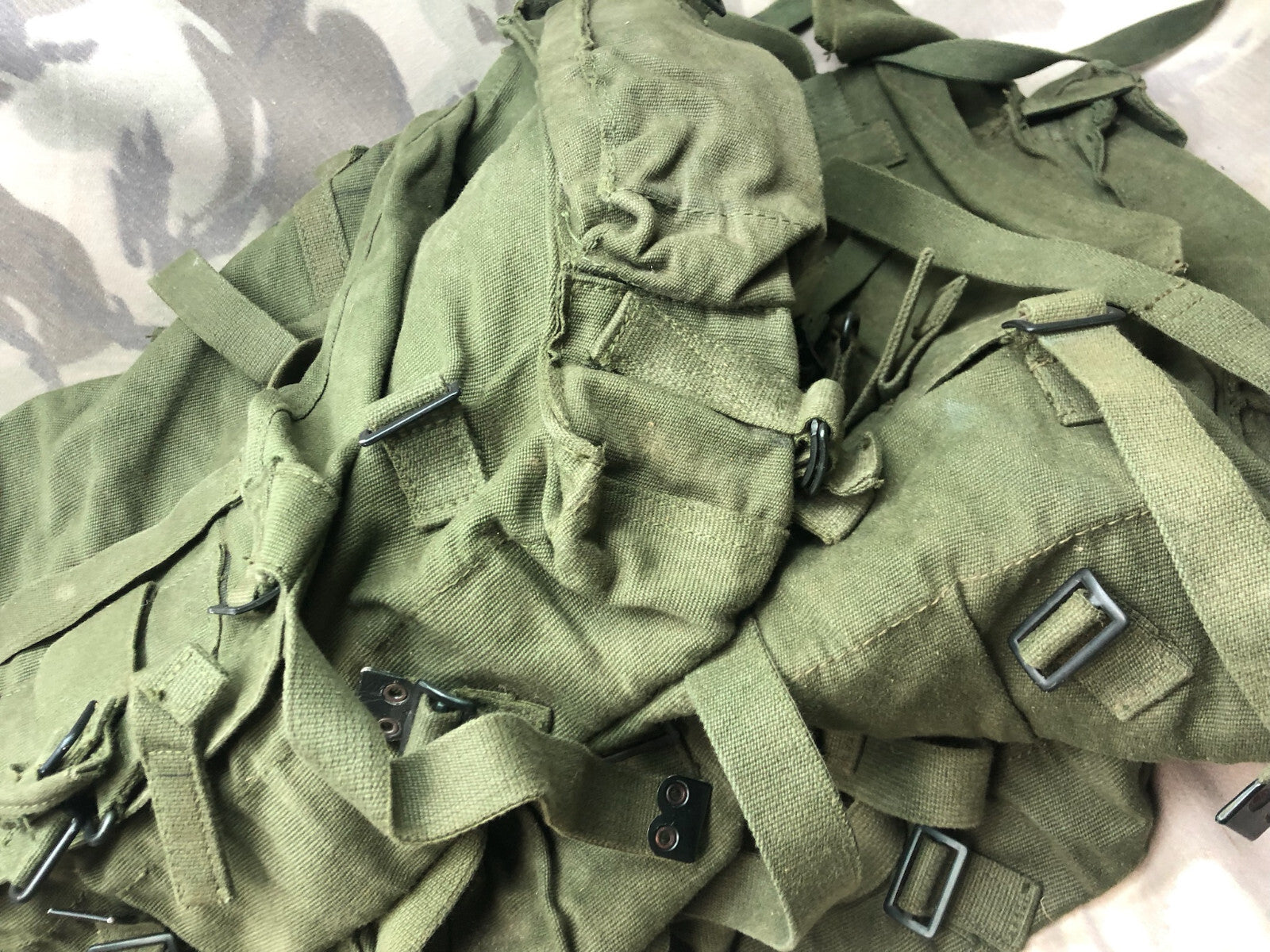 Genuine British Army 58 Pattern Webbing Large Pack - Great Condition! - The Militaria Shop