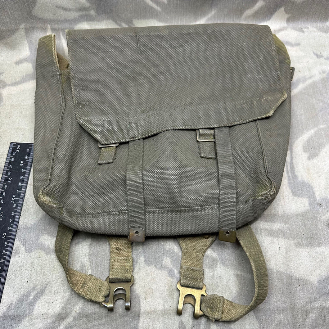 Original WW2 British Army / RAF 37 Pattern Webbing Small Pack & L Straps Set