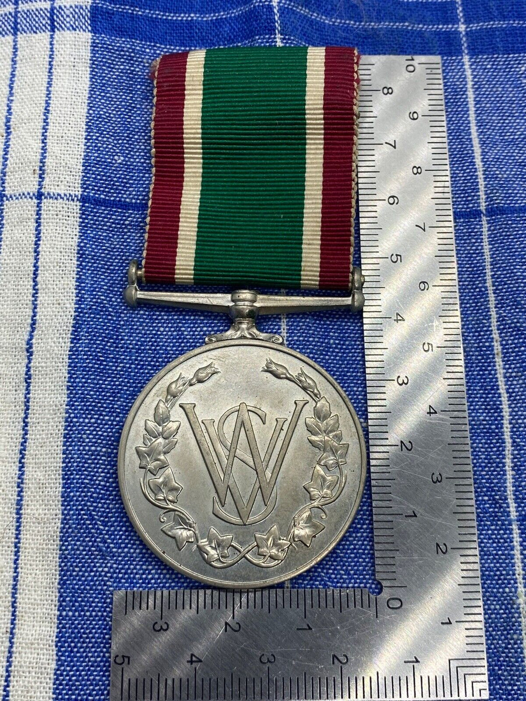 Original Home Front Women's Volunteer Service WVS Medal with Ribbon