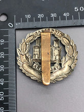 Load image into Gallery viewer, Original WW2 British Army Northamptonshire Regiment Cap Badge
