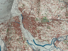 Load image into Gallery viewer, Original WW2 German Army Map of UK - Manchester / Liverpool / North West England
