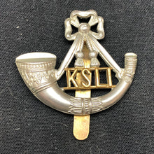 Lade das Bild in den Galerie-Viewer, Original WW2 British Army Cap Badge - King&#39;s Shropshire Light Infantry - The Militaria Shop
