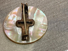 Load image into Gallery viewer, Original British Army - Tenth London Hackney Sweetheart Brooch - Mother of Pearl
