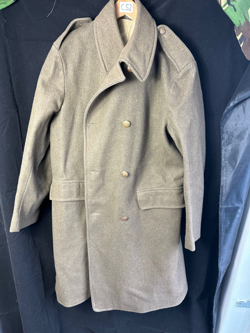 Original WW2 British Army Soldiers Greatcoat - 46