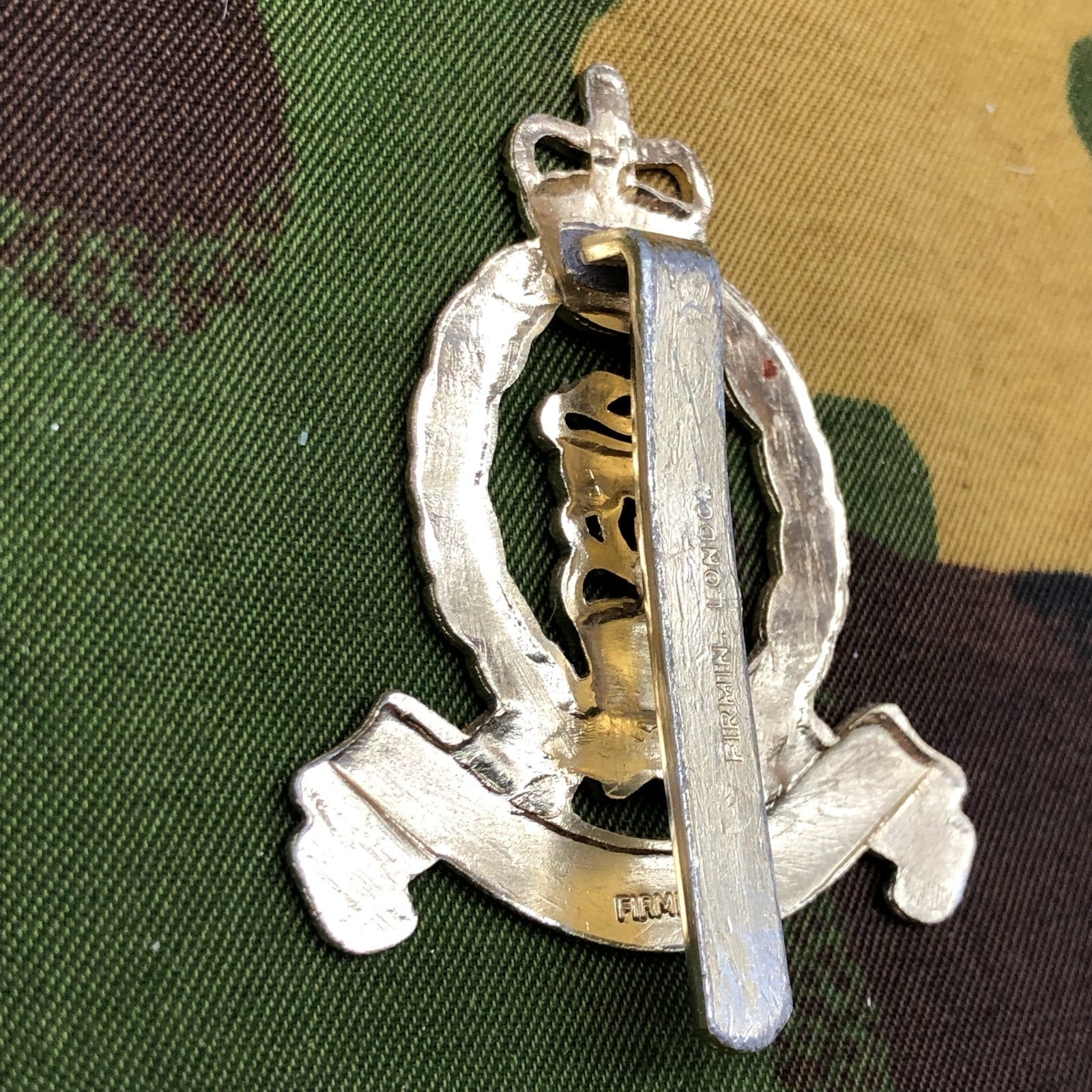 Original British Staybrite Army Cap Badge - Adjutant General's Corps - The Militaria Shop