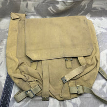 Load image into Gallery viewer, Original British Army / RAF 37 Pattern Webbing Large Pack &amp; Straps
