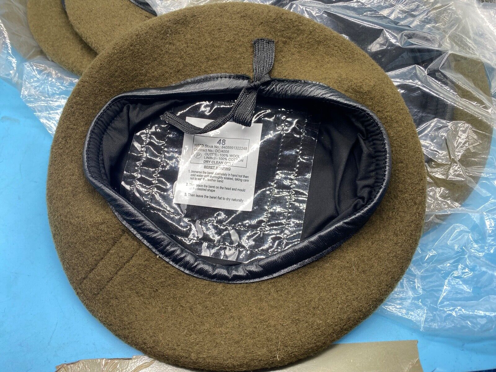 Original British Army Guards Division Beret - Dress Uniform Hat NEW - Size 48 - The Militaria Shop
