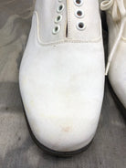 Genuine British Army Women's White Summer Shoes - WW2 Pattern - Size UK 6M - The Militaria Shop