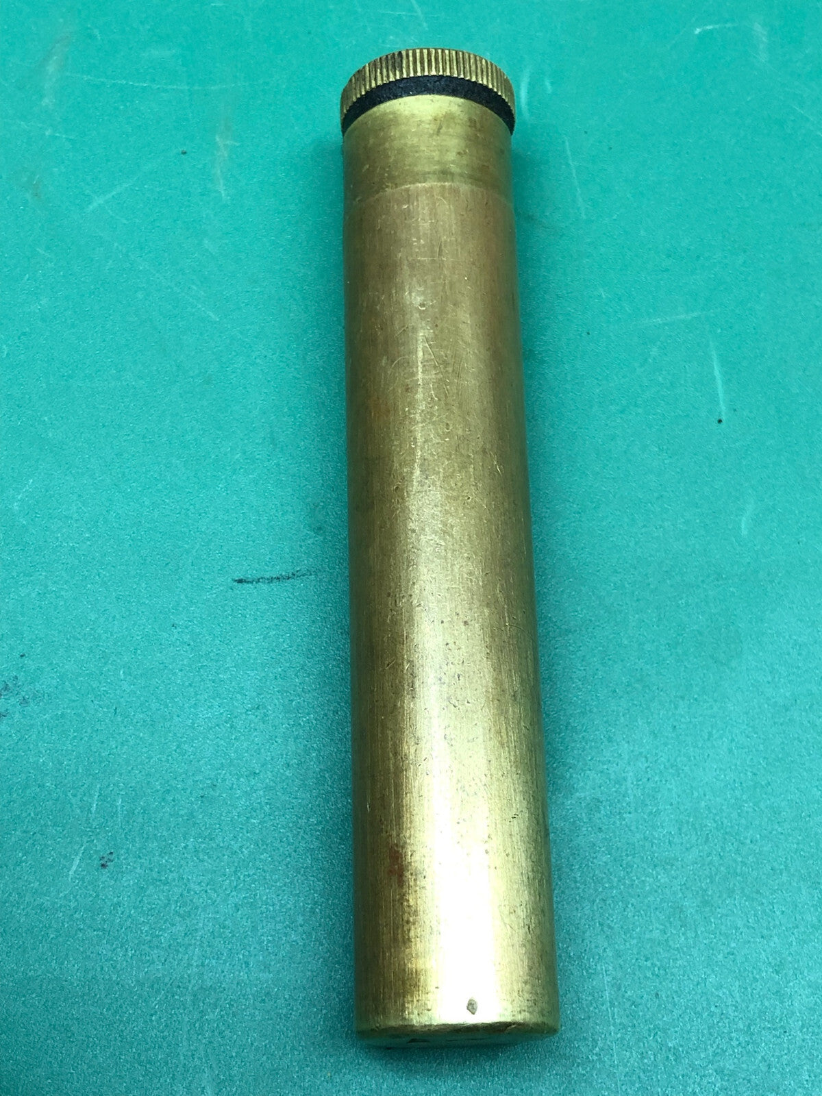 Original WW1 British Army SLME Lee Enfield Brass Oil Bottle - The Militaria Shop