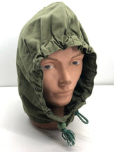 Load image into Gallery viewer, Original British Army Combat Smock Attachable Hood In Sateen 1953 Dated
