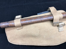 Load image into Gallery viewer, Original WW2 British Army Entrenching Tool, Helve &amp; Cover Set - Wartime Dated
