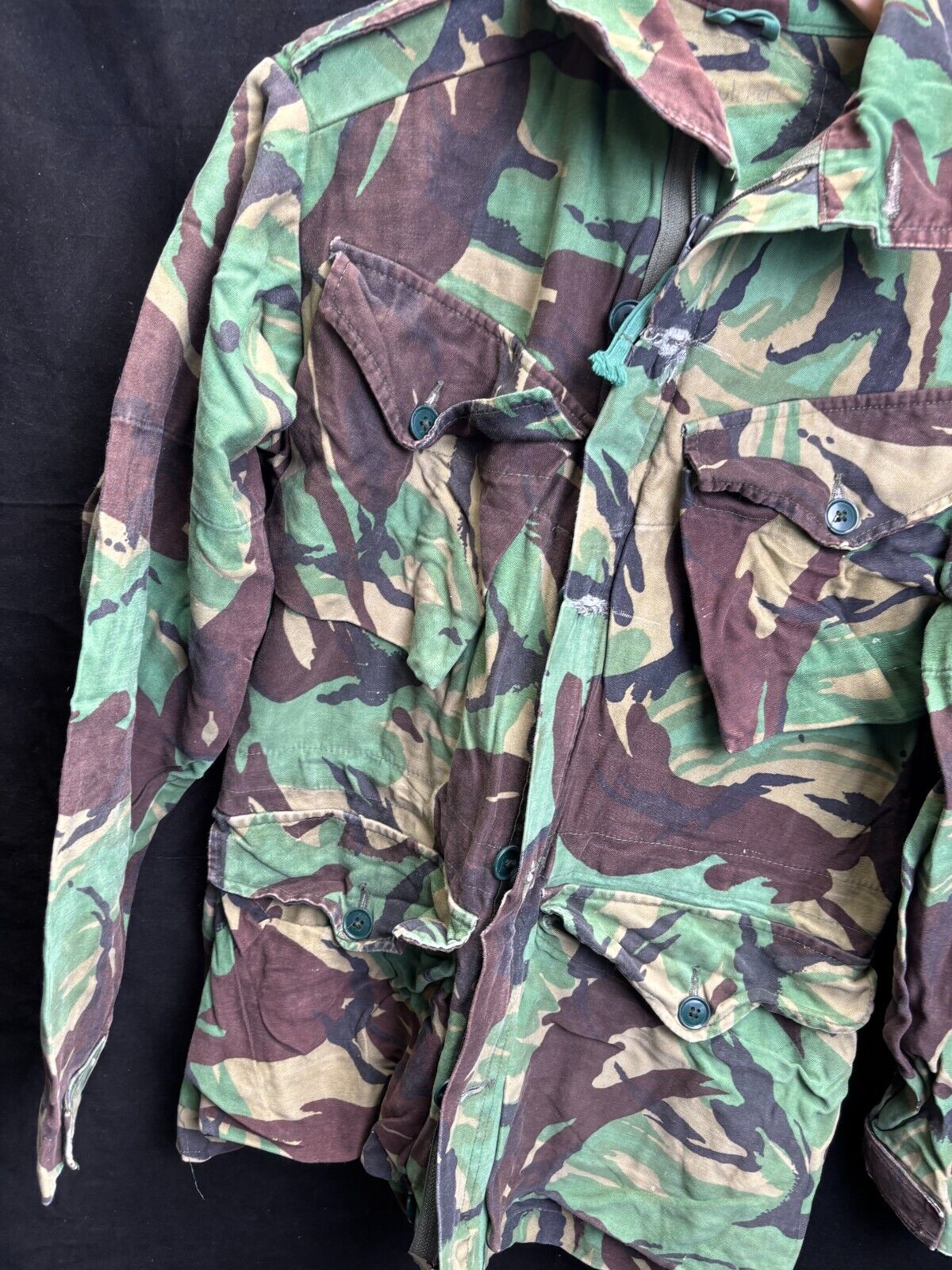 Surplus British Army DPM Pattern Camouflaged Smock Combat- 34in Chest - The Militaria Shop