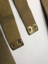 Load image into Gallery viewer, Original WW2 37 Patternn Webbing British Army L Strap Set - WW2 Dated
