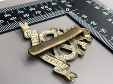 Load image into Gallery viewer, Original WW2 British Army North Stafford Regiment Cap Badge
