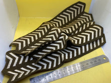 Load image into Gallery viewer, Original British Army WW2 Overseas / Wound Stripes on Manufacturer&#39;s Strips
