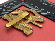 Load image into Gallery viewer, Original WW2 British Army Leicestershire Regiment Cap Badge
