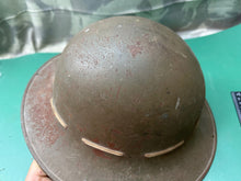 Lade das Bild in den Galerie-Viewer, Original WW2 British Home Front Civillian Zuckerman Helmet 1941 Dated &amp; Liner
