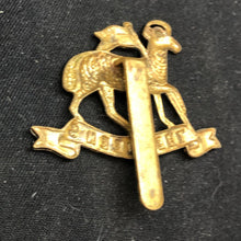 Load image into Gallery viewer, Original WW2 British Army Cap Badge - Queen&#39;s Royal Regiment (West Surrey) - The Militaria Shop
