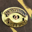 Original WW1 British Army Red Cross Shoulder Title - Stafford - The Militaria Shop