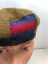 Load image into Gallery viewer, Genuine British Army Guards Regiment Khaki Regimental Beret Hat - Size 59cm
