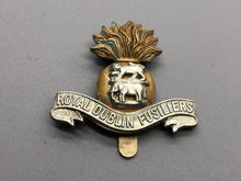 Load image into Gallery viewer, Original WW1 British Army Royal Dublin Fusiliers Cap Badge
