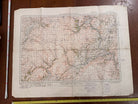 Original WW2 British Army GSGS OS Map of Great Britain - Llandrindod Wells - The Militaria Shop