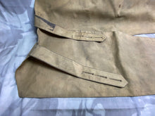 Charger l&#39;image dans la galerie, Original WW2 British Army / Railway LNER Marked Waterproof Leggings
