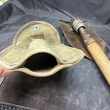 Load image into Gallery viewer, Original US Army WW2 M-1943 Entrenching Tool &amp; Cover Set - 1944 Dated
