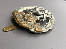 Load image into Gallery viewer, Original British Army WW2 Hampshire Regiment Cap Badge
