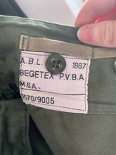 Load image into Gallery viewer, Vintage Dutch Army Vietnam War Olive Green Combat Trousers - Size 38&quot; Waist
