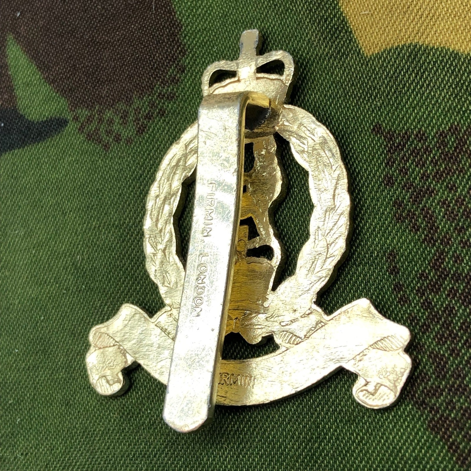Original British Staybrite Army Cap Badge - Adjutant General's Corps - The Militaria Shop