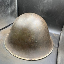 Load image into Gallery viewer, Original WW2 British/Canadian Army Mk3 &quot;Turtle&quot; Combat Helmet - The Militaria Shop

