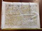 Original WW2 British Army GSGS OS Map of England & Wales - Guildford & Horsham - The Militaria Shop
