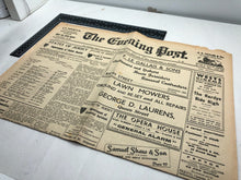 Load image into Gallery viewer, Original WW2 British Newspaper Channel Islands Occupation Jersey - July 1943
