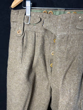 Load image into Gallery viewer, Original British Army Battledress Trousers - 32&quot; Waist - 30.5&quot; Inside Leg
